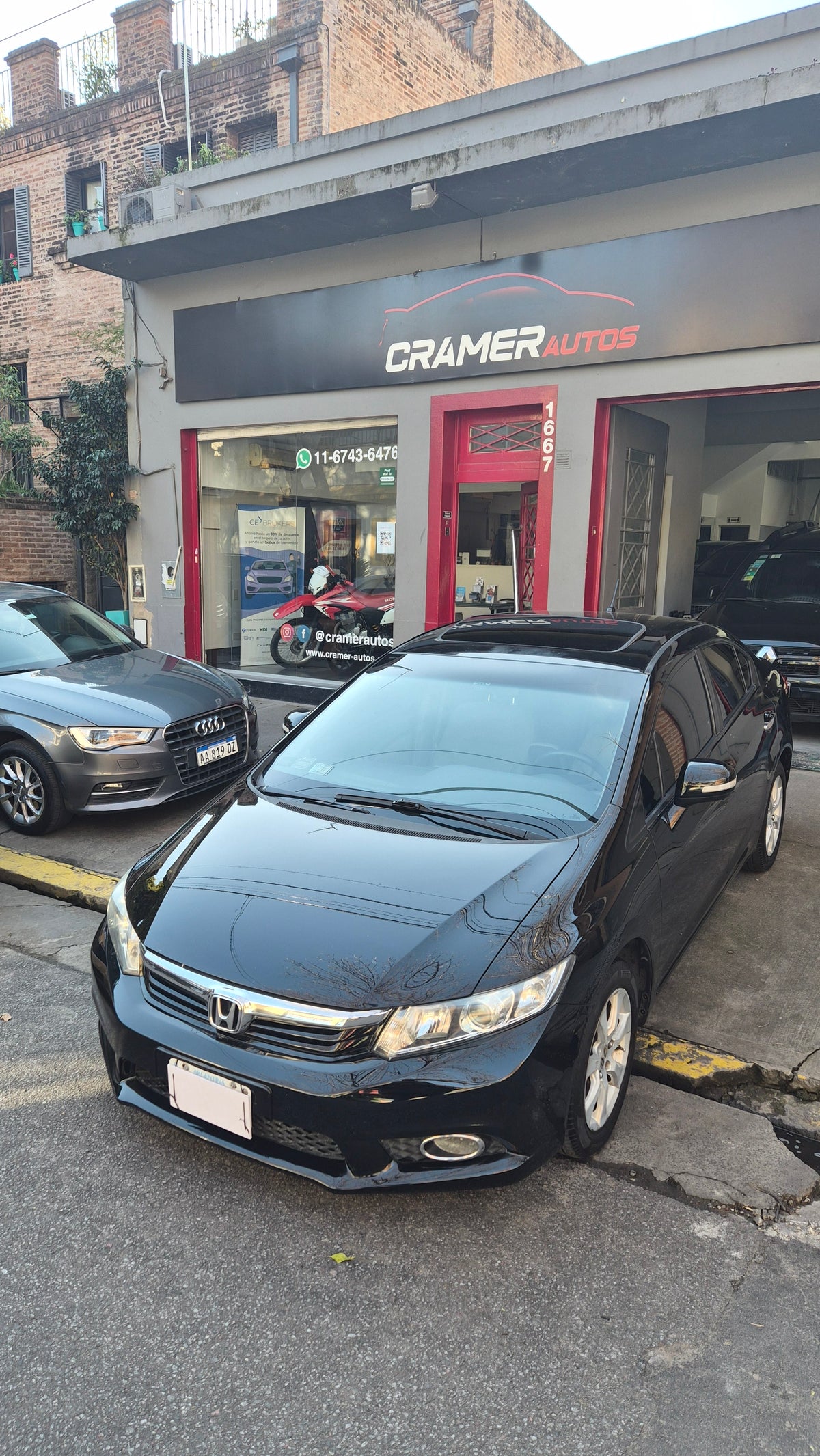 Honda civic es mt techo cuero 2014